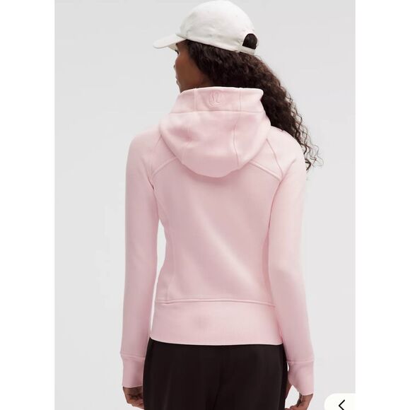 Lululemon Rare Light Pink Scuba Full Zip Hoodie - L - Picture 2 of 8